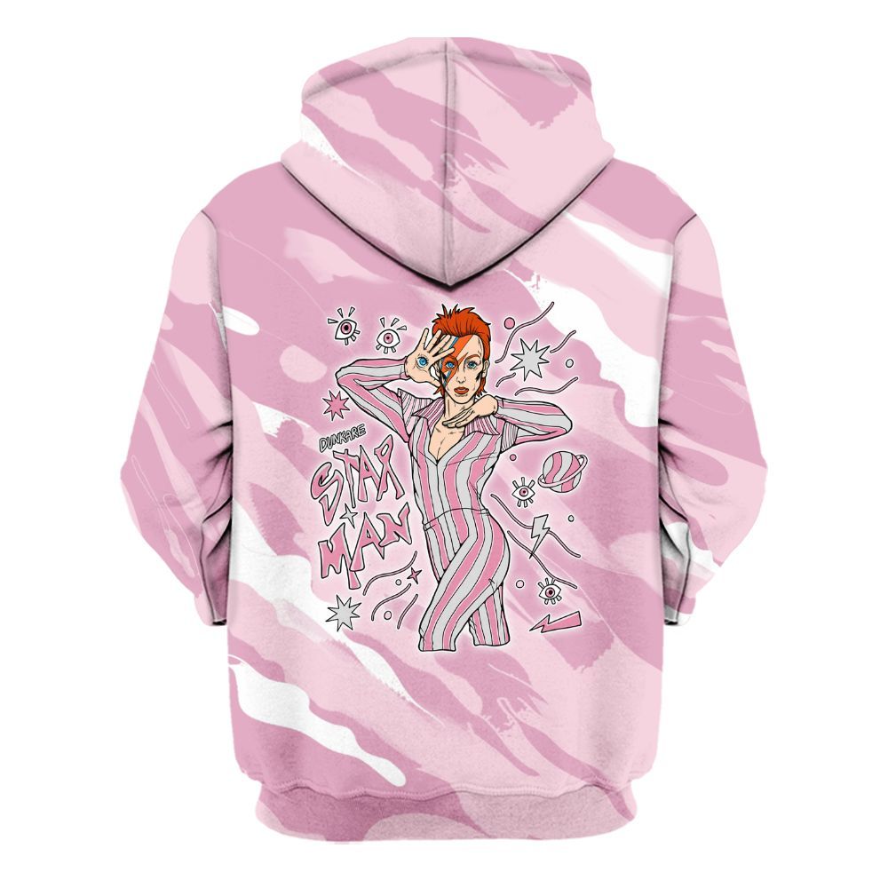 Hoodie To Match Orchid 4s - Starmans Graphics Colored All Over Print