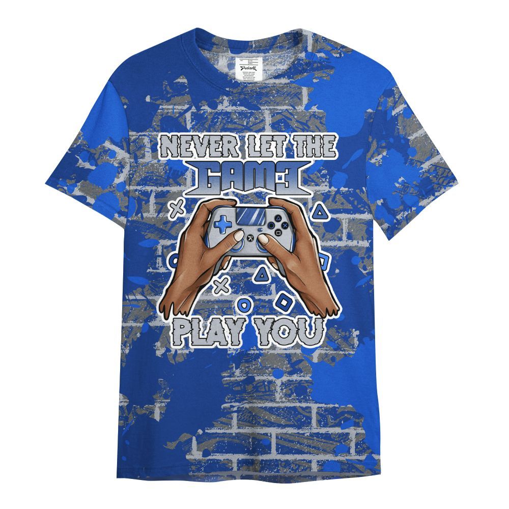 Shirt To Match Air Foamposite One Royal - PlayGame Human Brick All Over Print