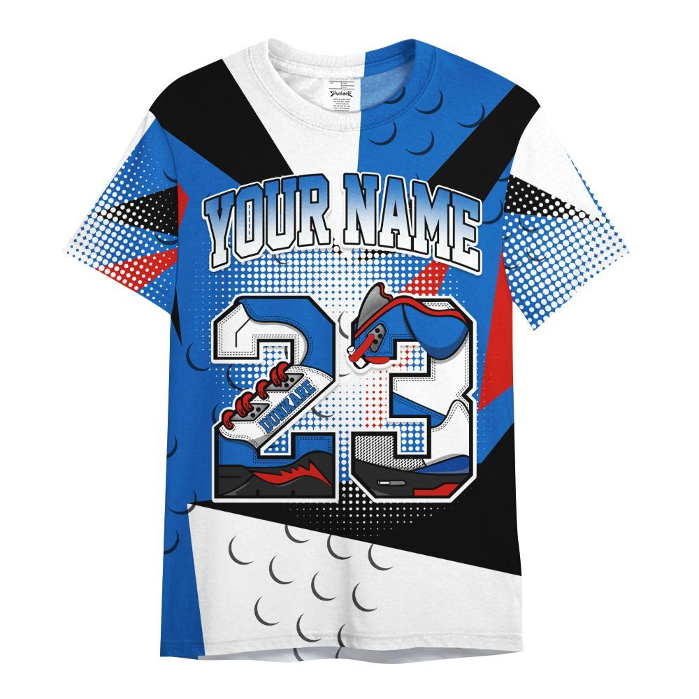 Shirt To Match Kobe 6 Game Royal - Poly Custom Name Number 23 5s All Over Print