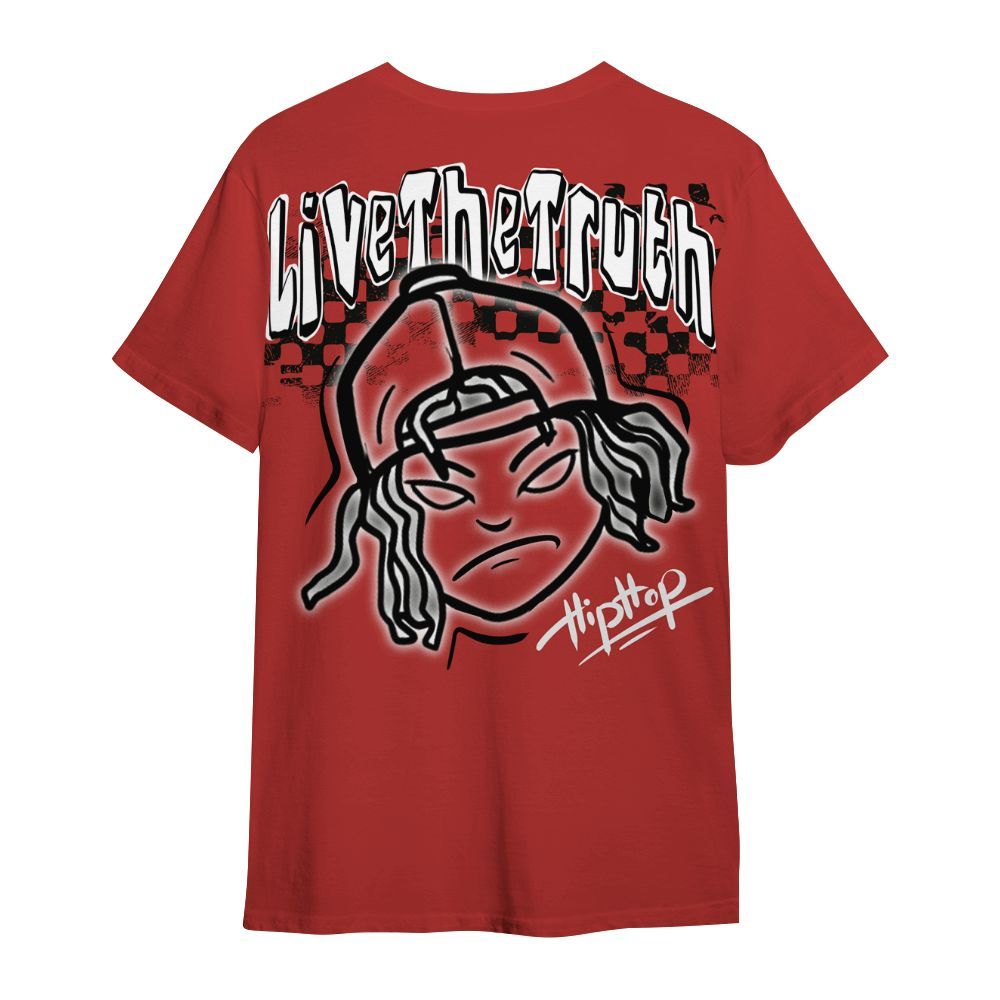 Shirt To Match Bred Reimagined 4s - Feel Life Street Style All Over Print