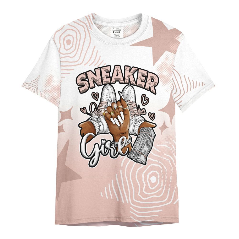 Shirt To Match Low Legend Pink 11s - Sneakerz Girlz Unique Starz All Over Print