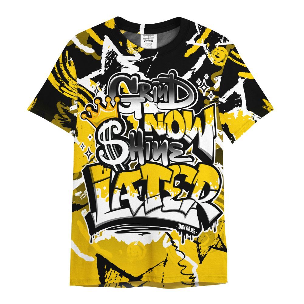 Shirt To Match Corteiz Air Max 95 Tour Yellow - Grind Shine Later Drip All Over Print