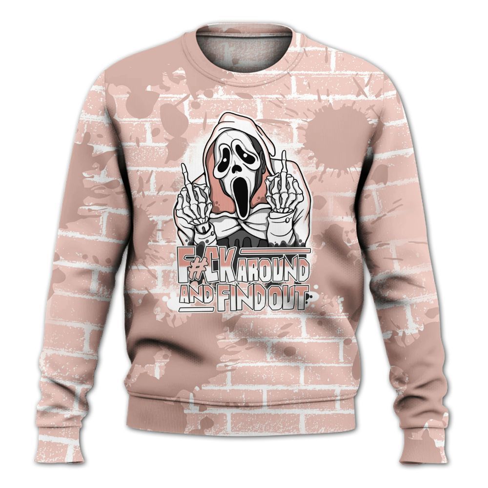 Sweatshirt To Match Low Legend Pink 11s - F#CK And Find Out Graphic Halloween All Over Print