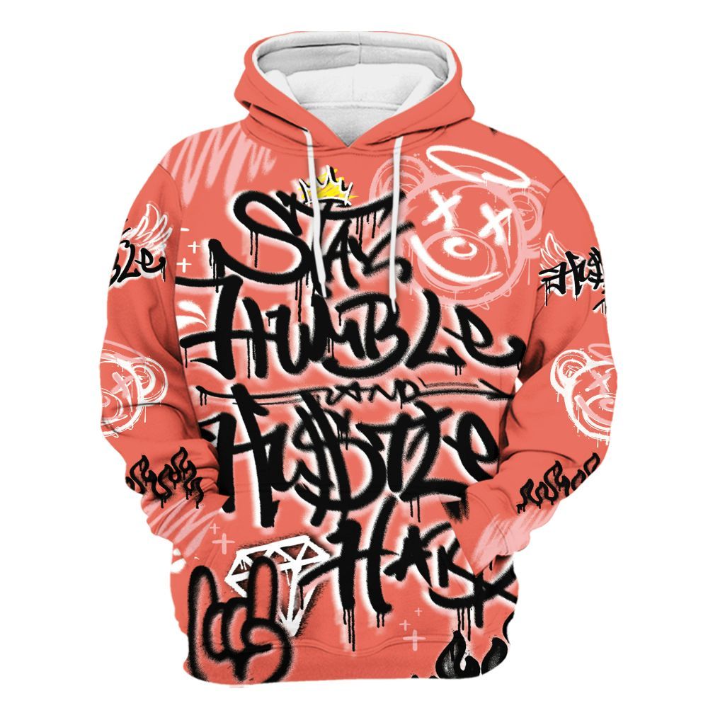 Hoodie To Match Low OG PSG 1s - Humble Drip Streetwear Graffity All Over Print