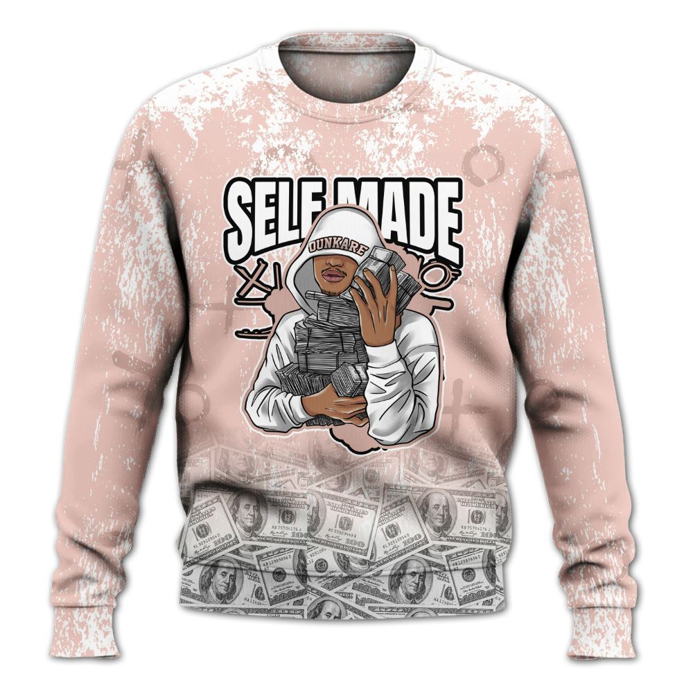 Sweatshirt To Match Low Legend Pink 11s - Selfmade Unique Grunge All Over Print