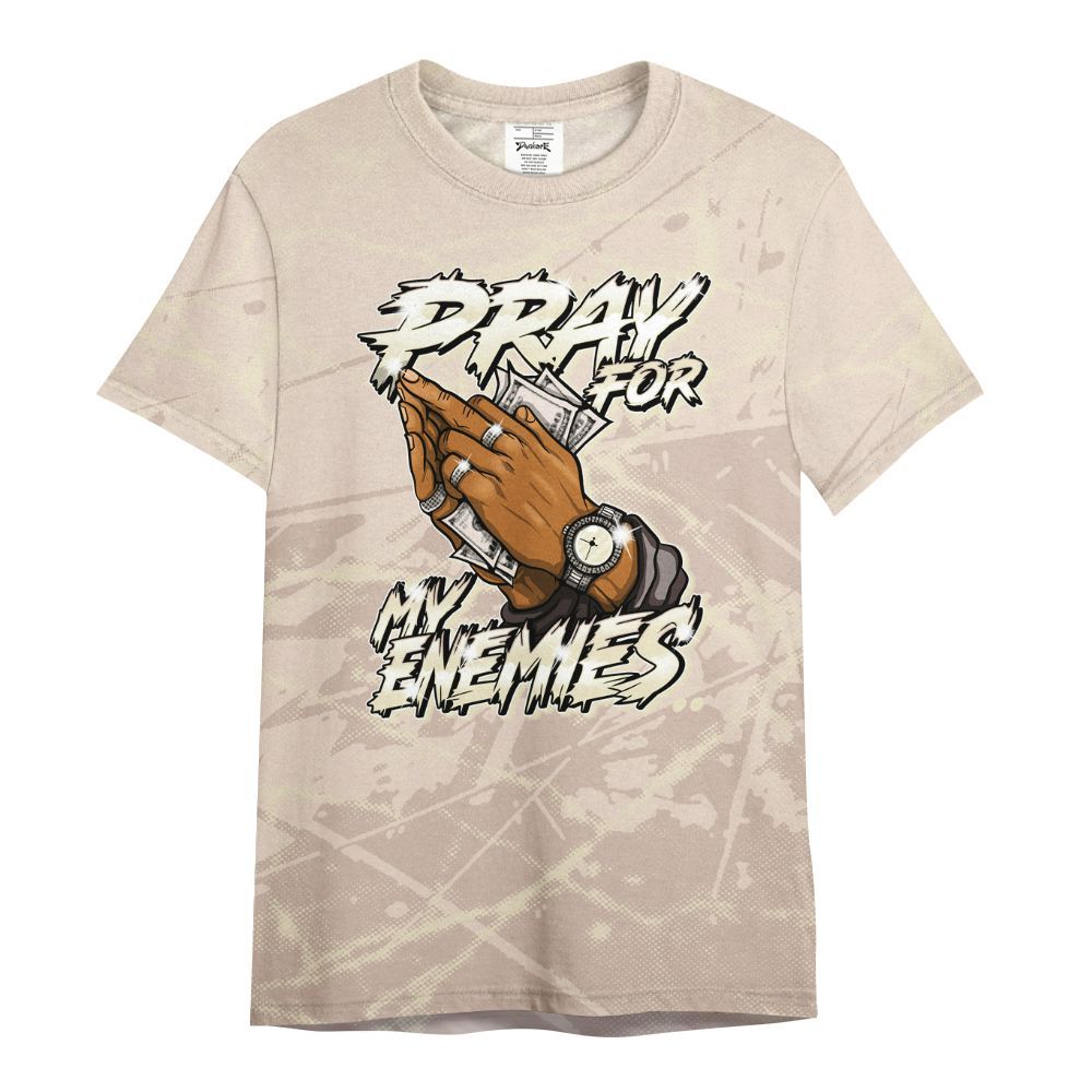 Shirt To Match A Ma Maniere X Fossil Stone 4s - Prayed For Enemies Graphic All Over Print