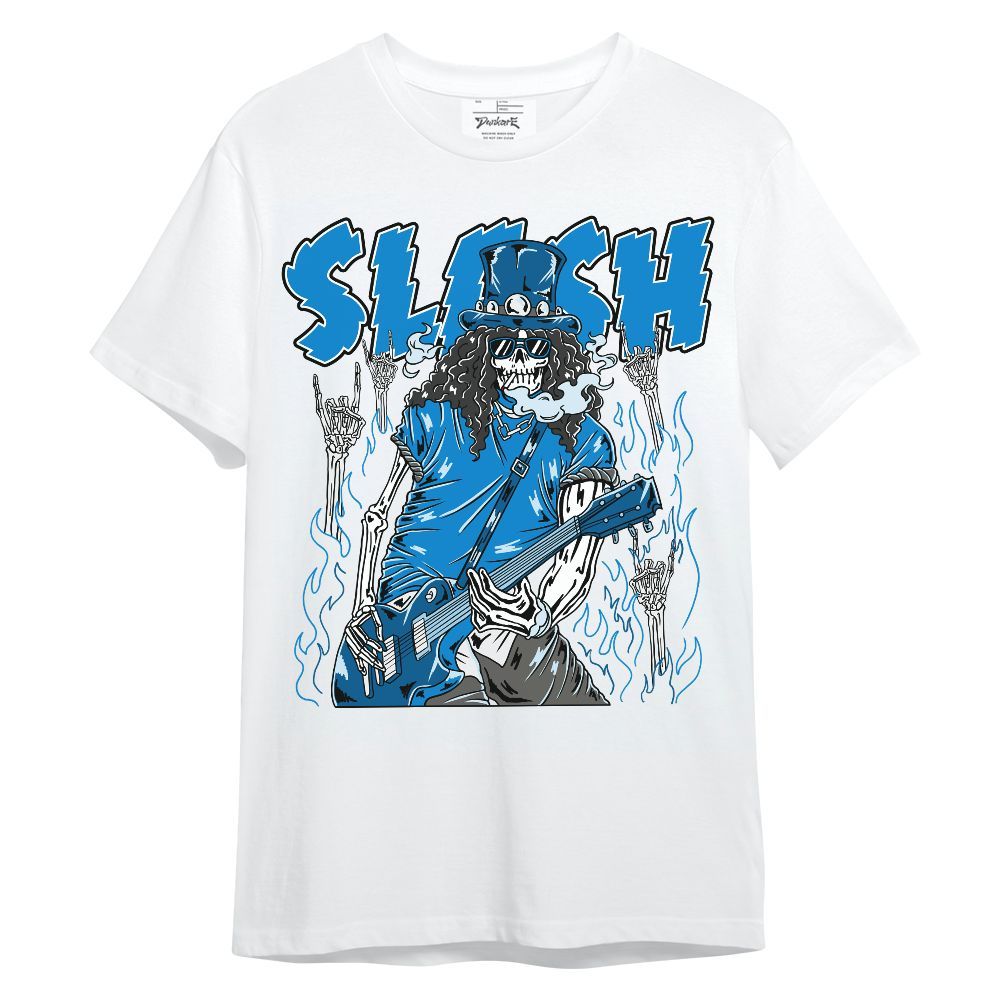 Shirt To Match Industrial Blue 4s - Slash Skeleton Unisex Shirt