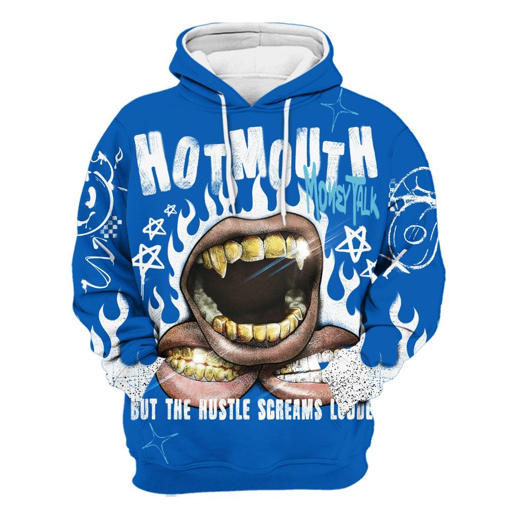 Hoodie To Match Dunk Low Argon - Mouth Burning Street Style All Over Print
