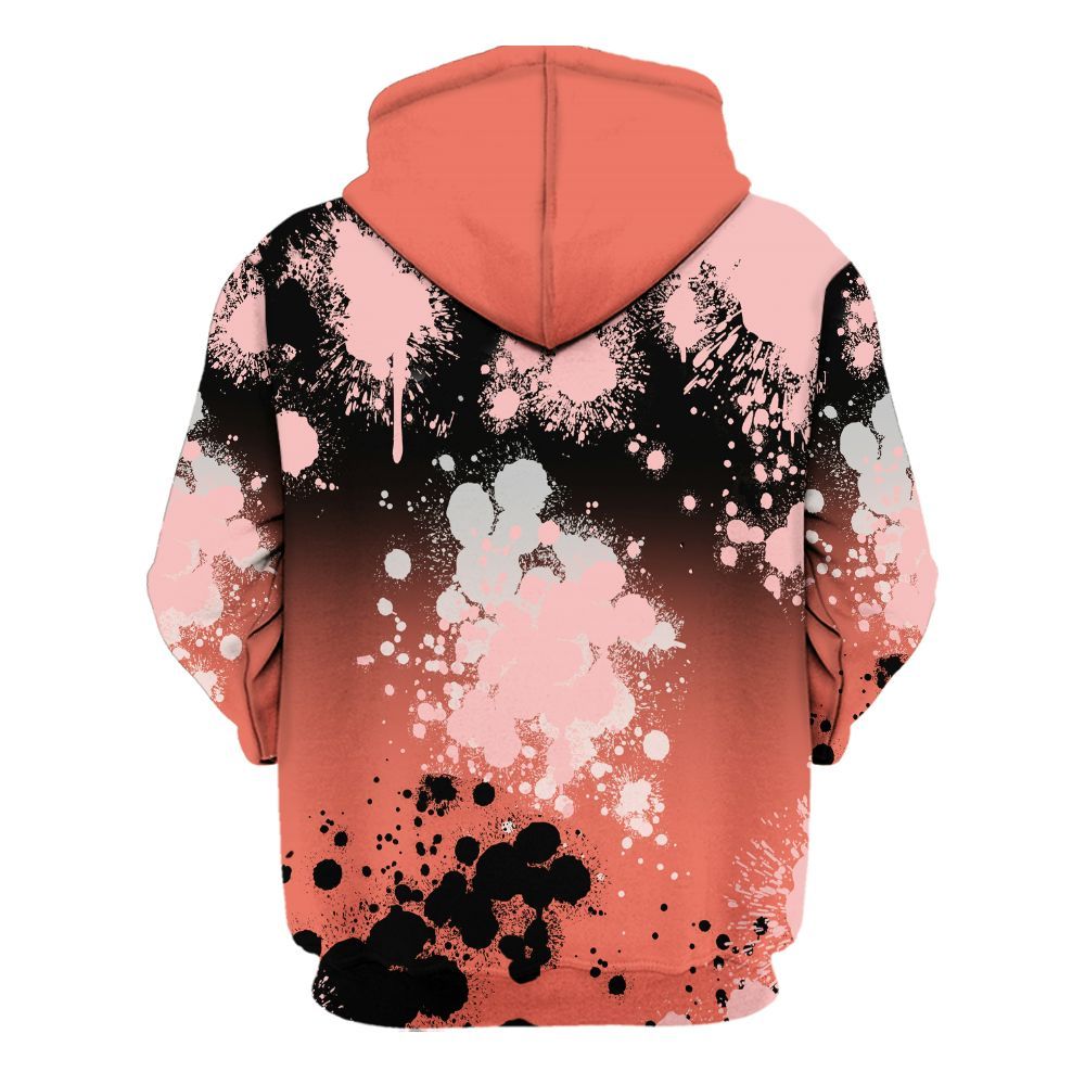 Hoodie To Match Low OG PSG 1s - God Blessed Ink Drip All Over Print