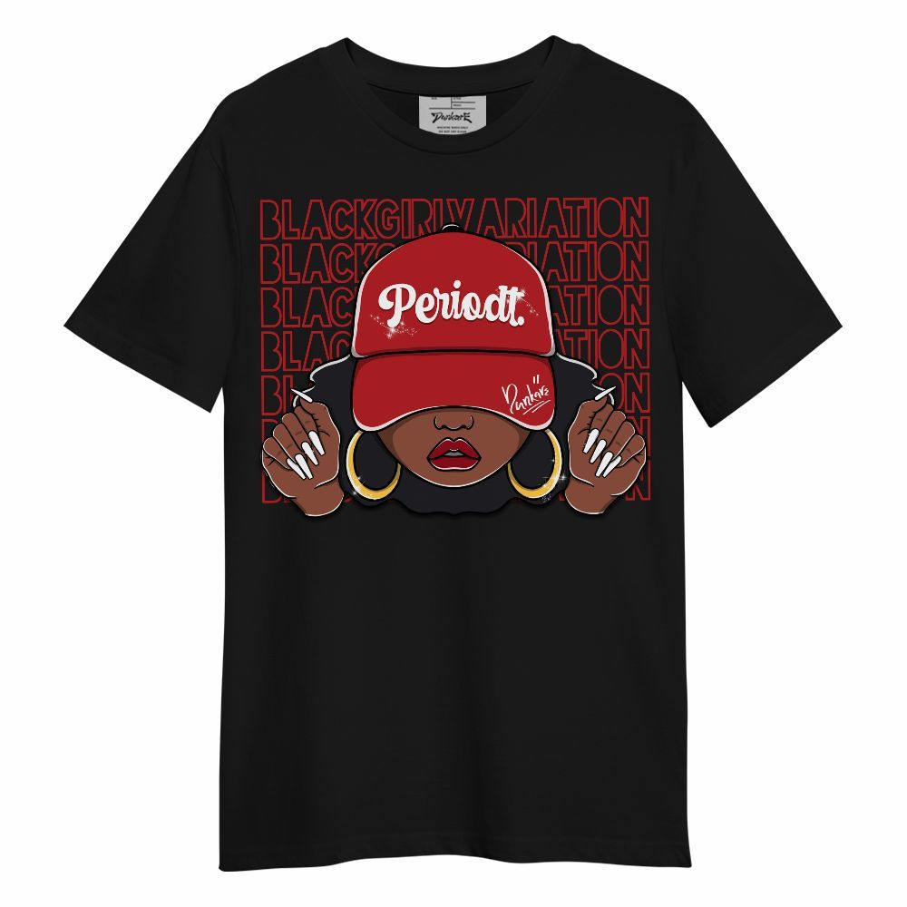 Shirt To Match Retro Cherry 12s - Black Girl Variation Unisex Shirt
