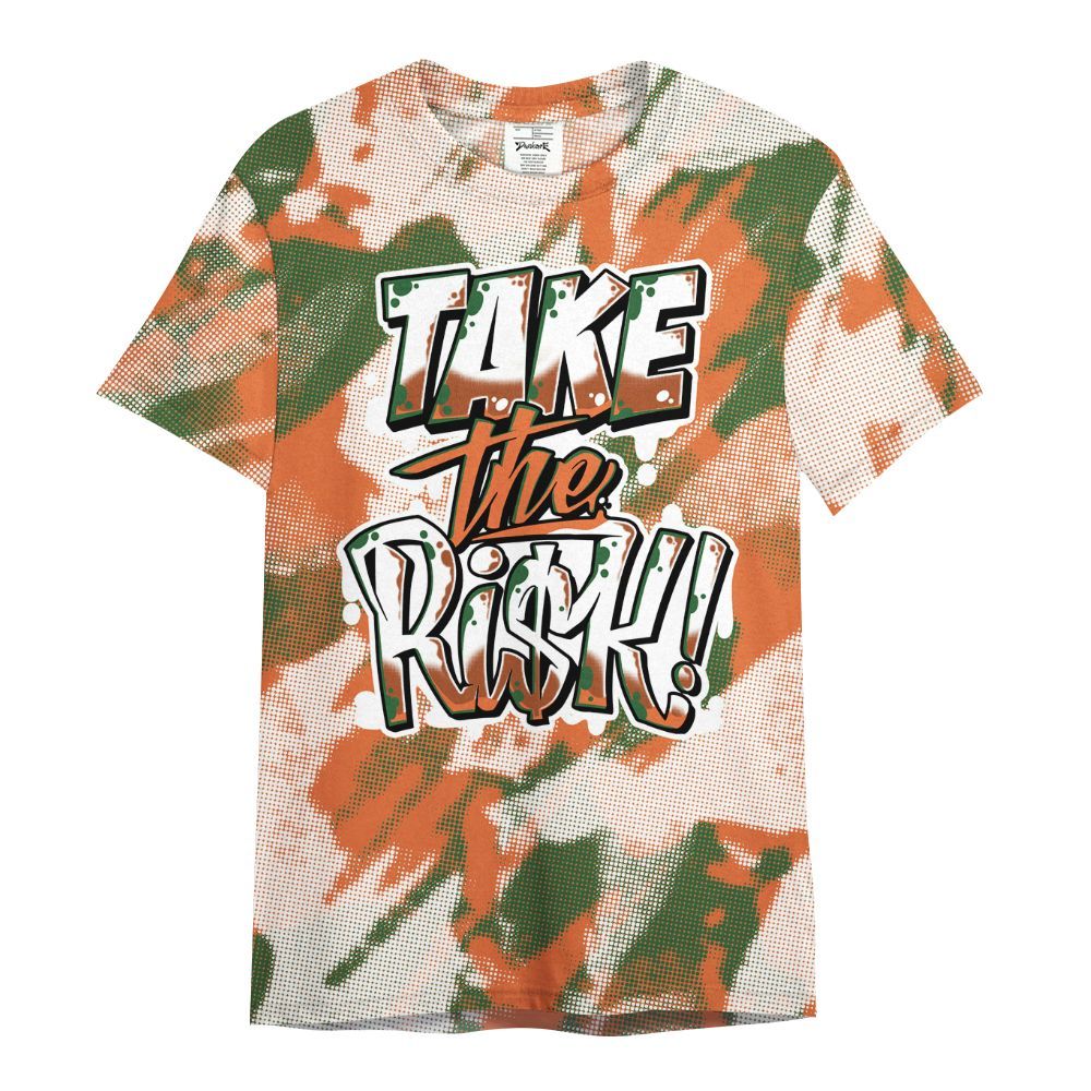 Shirt To Match Low Miami 5s - Take Risks Abstract All Over Print