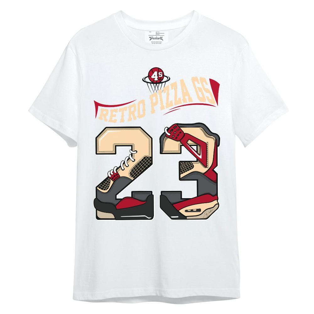 Shirt To Match Retro Pizza GS 4s - Number 23 Style 4s Graphic