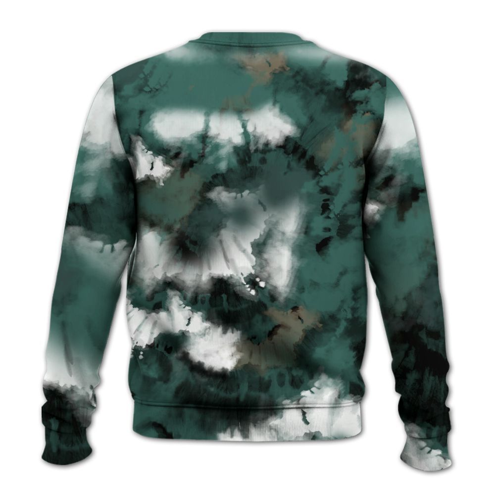 Sweatshirt To Match Low OG Oxidized Green 1s - SNEAKER Girl Money Drip Tie Dye All Over Print