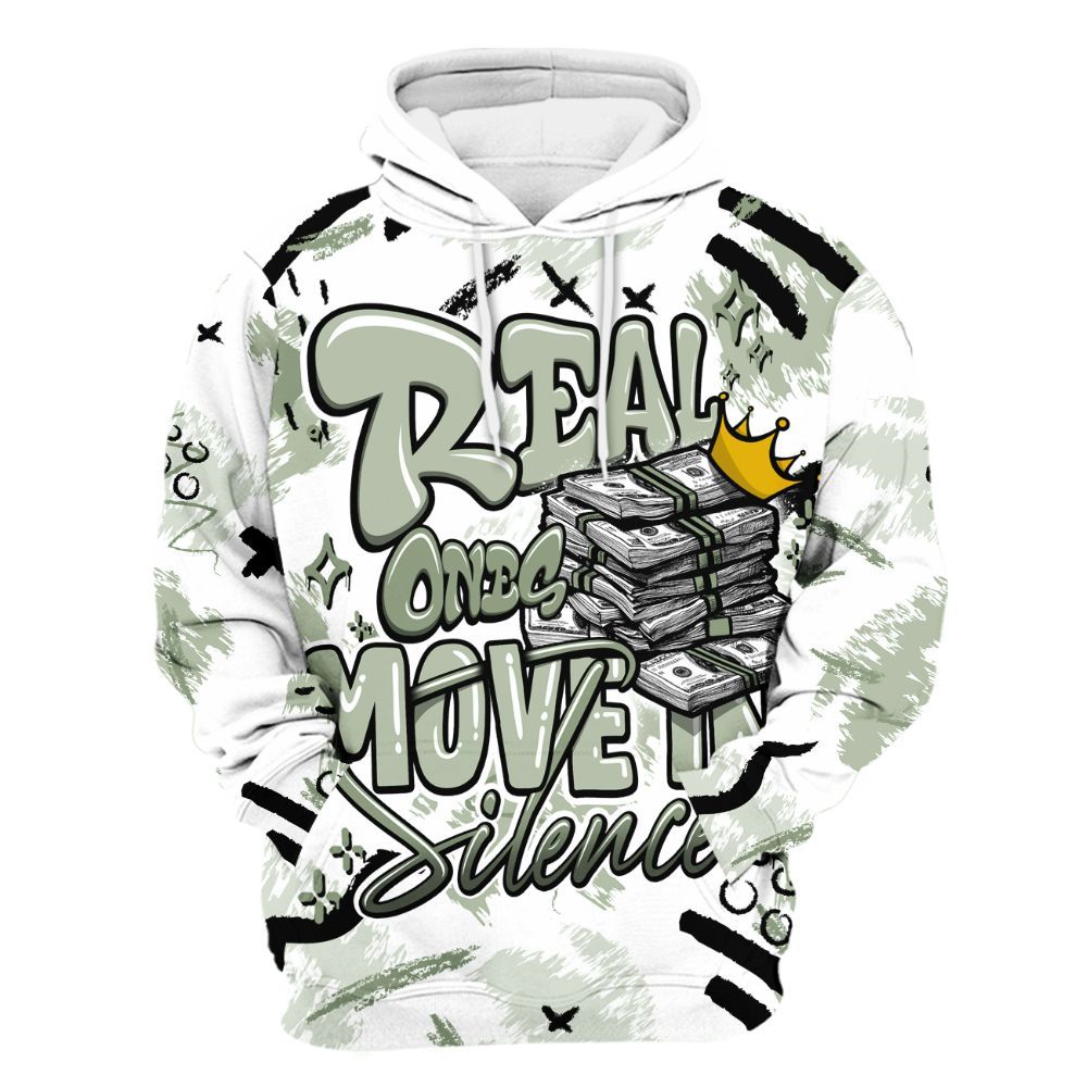 Hoodie To Match Seafoam Sail 4s - Real Ones Move In Streetwear All Over Print