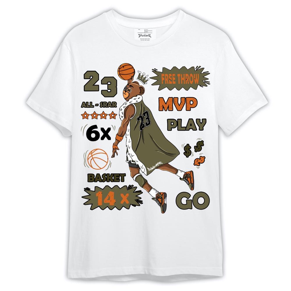 Shirt To Match Olive 5s - Graphic Free Throw Shirt Outfit