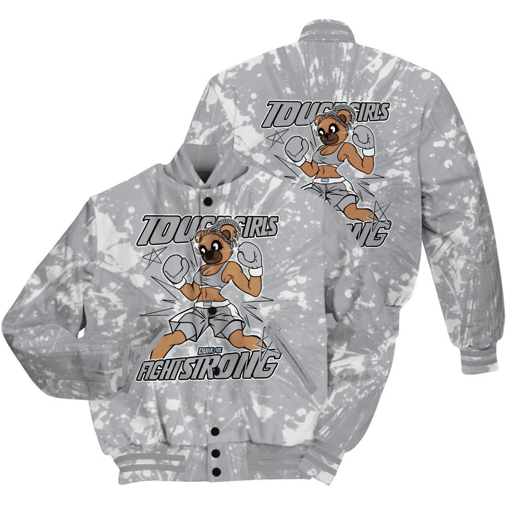 Varsity Jacket To Match Low OG Wolf Grey 1s Shirt - Gritty Girls Bear Luxury All Over Print