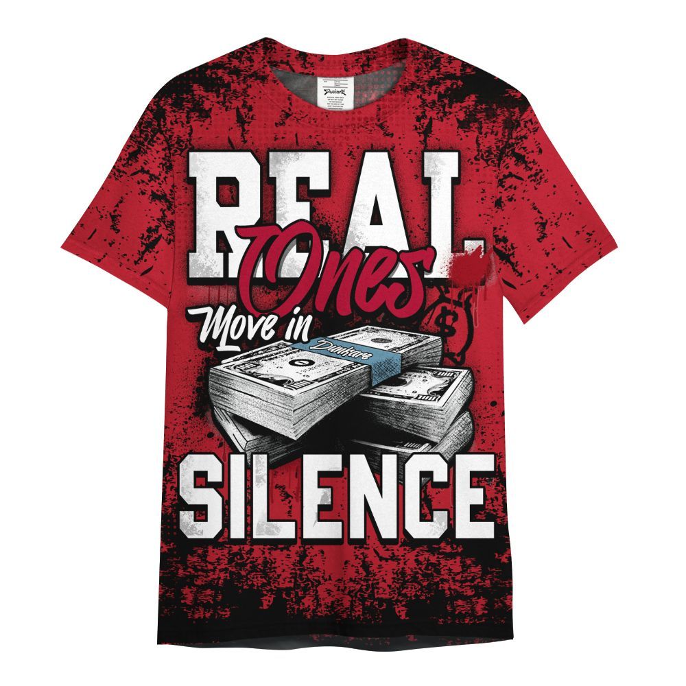 Shirt To Match Retro Raging Bull 5s - Move In Silence Money Street Retro All Over Print