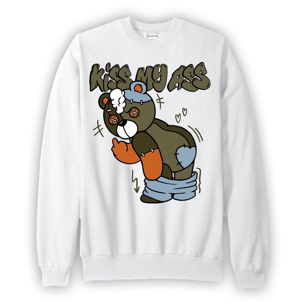 Sweatshirt To match Olive 5s Sweatshirt - Kiss My Hugz Graphic