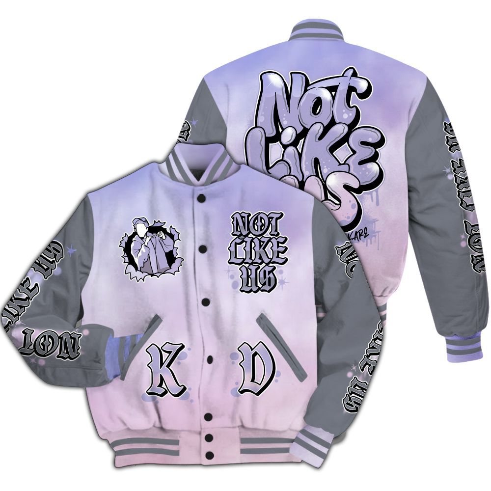 Varsity Jacket To Match Zen Master 4s - None Like Us Graphic All Over Print