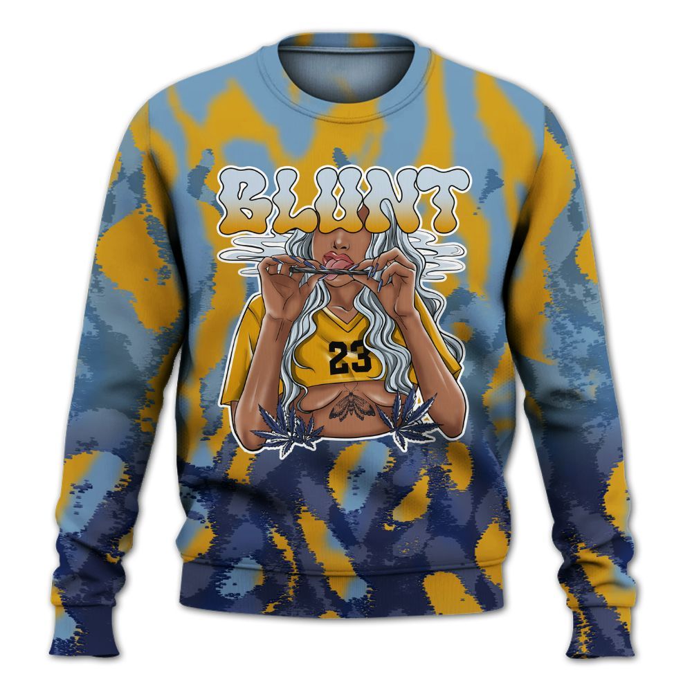 Sweatshirt To Match High OG First In Flight 1s - Bluntz Burnz All Over Print