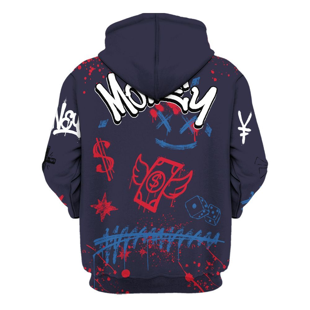 Hoodie To Match Sports Renaissance 3s - Everybody Paid In Full Crayon All Over Print