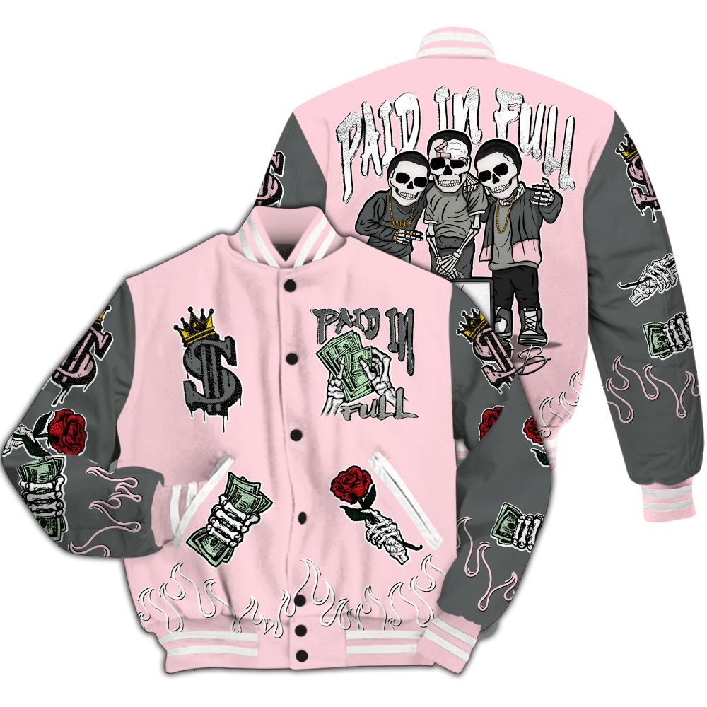 Varsity Jacket To Match Air Max 95 Pink Foam 2025 - Everybody Paid In All Over Print