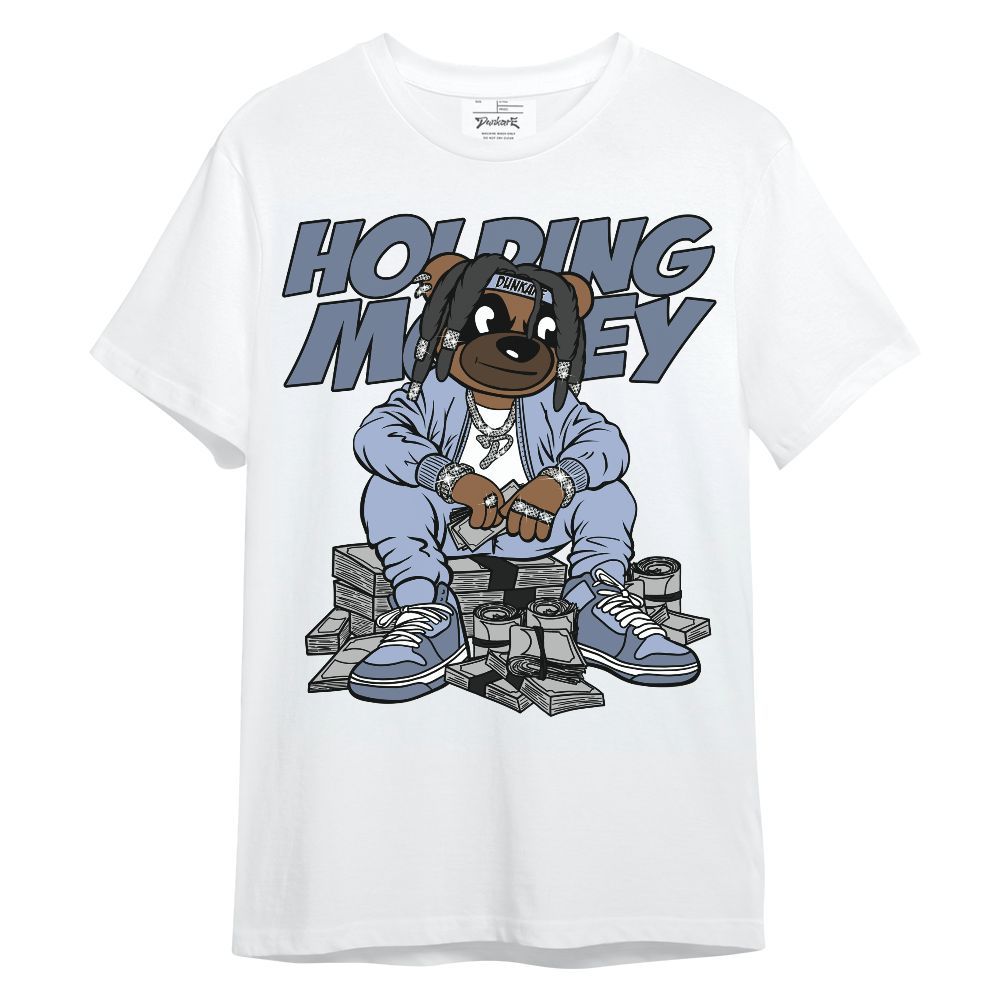 Shirt To Match Retro Blue Grey 13s - Possessing Moneys Bear Unisex Shirt