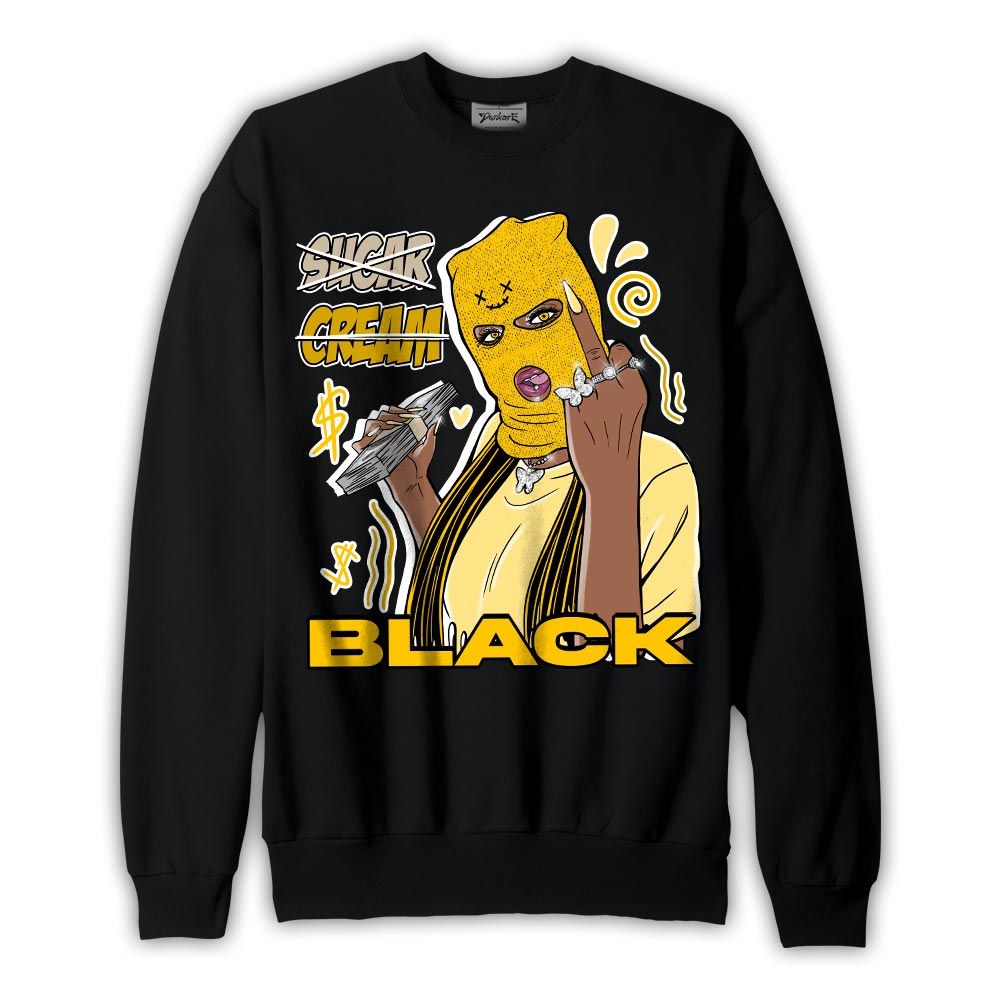 Sweatshirt To match Vivid Sulfur 4s Sweatshirt - Black Sugarcream Unique Graphic
