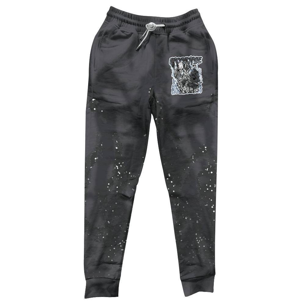 Sweatpant To Match Reverse Oreo 6s - Apocalypse Skeleton Burn All Over Print