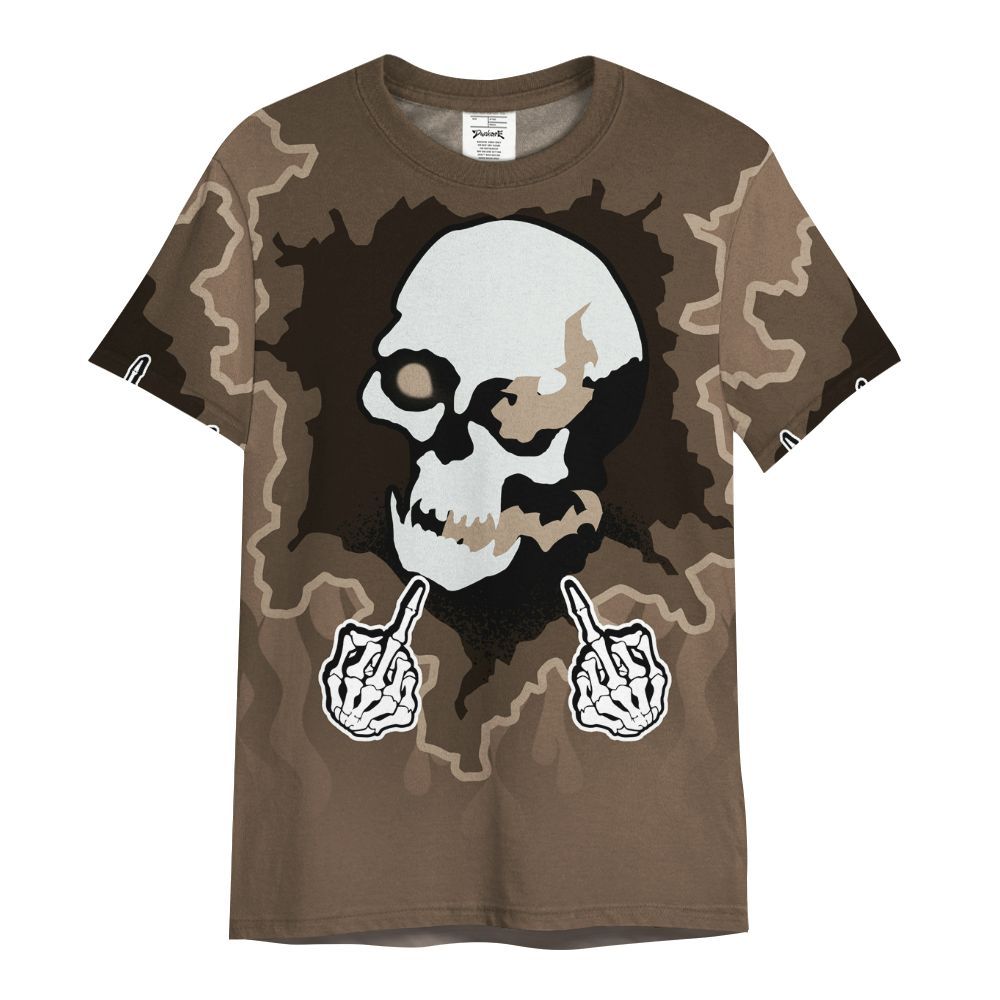 Shirt To Match Dark Mocha Jack - F Around Find Out Graphic Trapped All Over Print