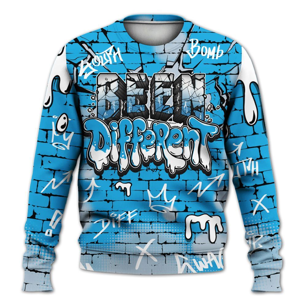Sweatshirt To Match University Blue Low 2026 11s - Been Different All Over Print