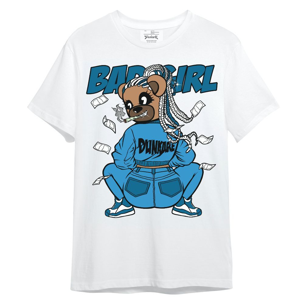 Shirt To Match Powder Blue 9s - Rebellious Girl Bear Unisex Shirt