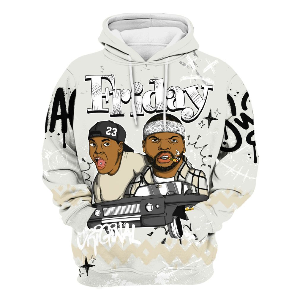 Hoodie To Match Grand Finale 11s Shirt, Friday Sneaker Crayon All Over Print