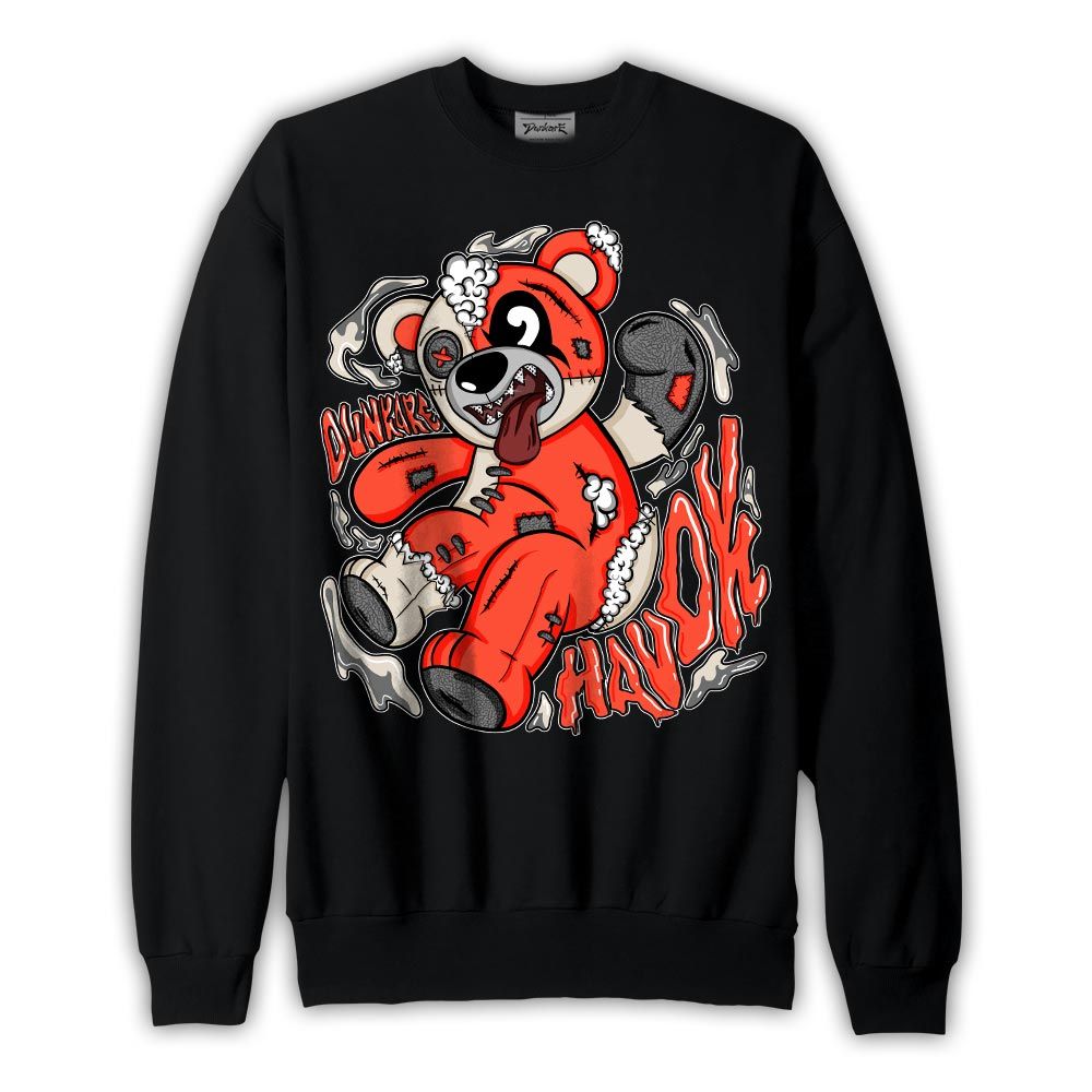 Sweatshirt To match Georgia Peach 3s Sweatshirt - Havok Bear Graphic