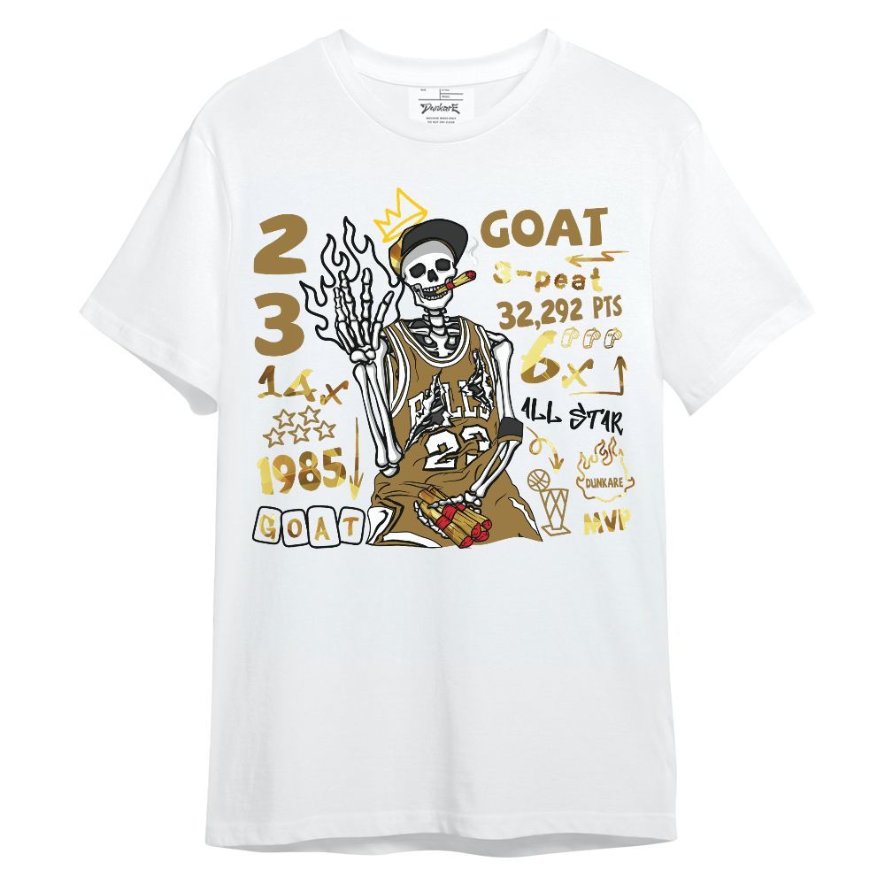 Shirt To Match NET Gold 4s - Number 23 G.0.A.T Streetwear Unisex Shirt