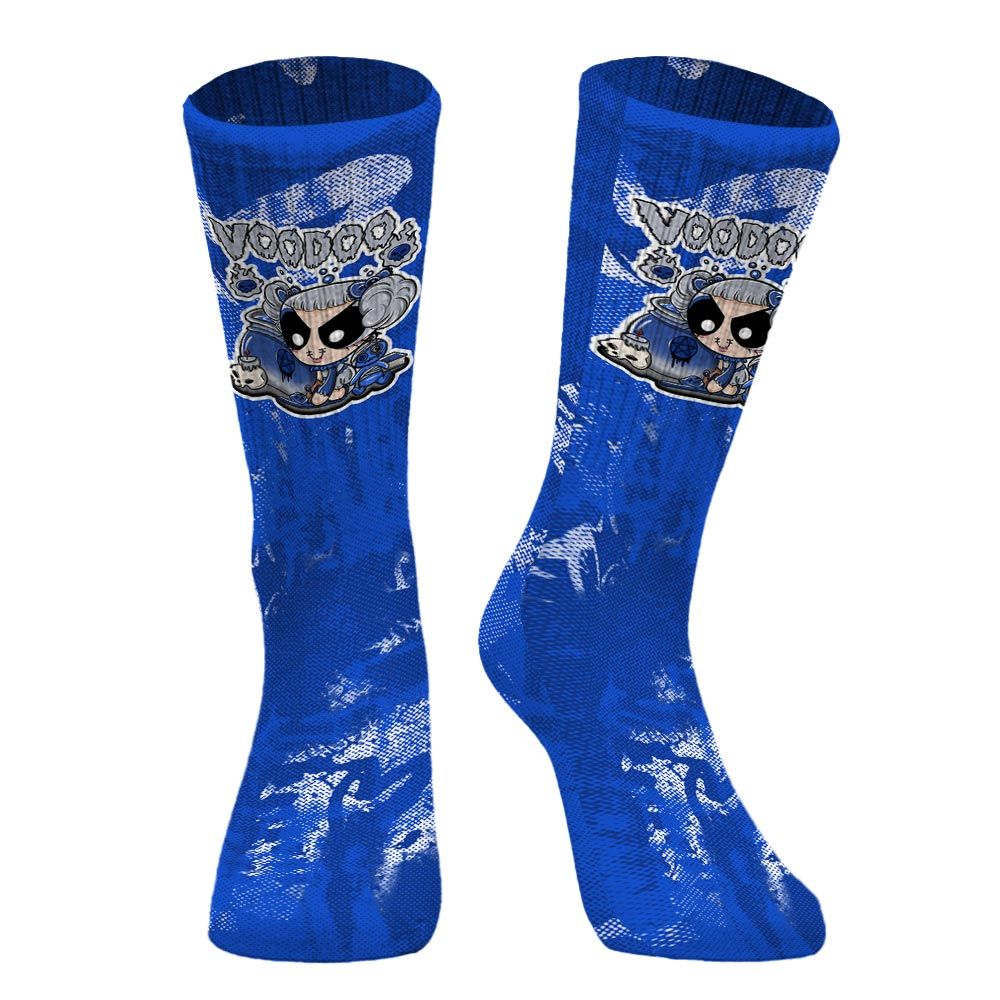 Sock To Match Air Foamposite One Royal - Voodooz