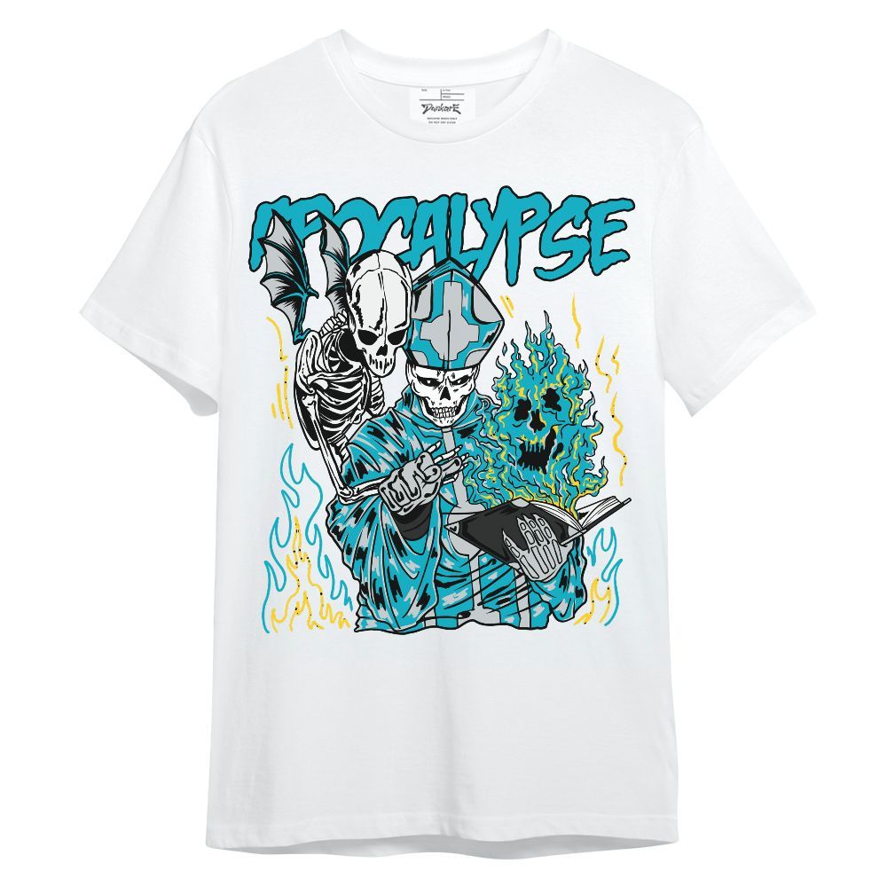 Shirt To Match Retro Aqua 5s - Apocalypse Skeleton Unisex Shirt