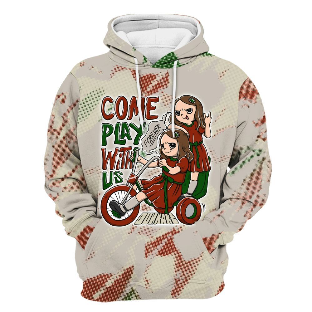 Hoodie To Match El Grito 5s - Come Hangout Halloween Abstract Halftone All Over Print