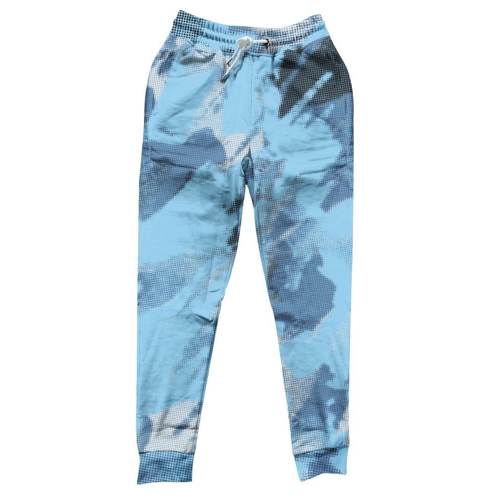 Sweatpant To Match Legend Blue 11s - Abstract Halftone Graphic All Over Print