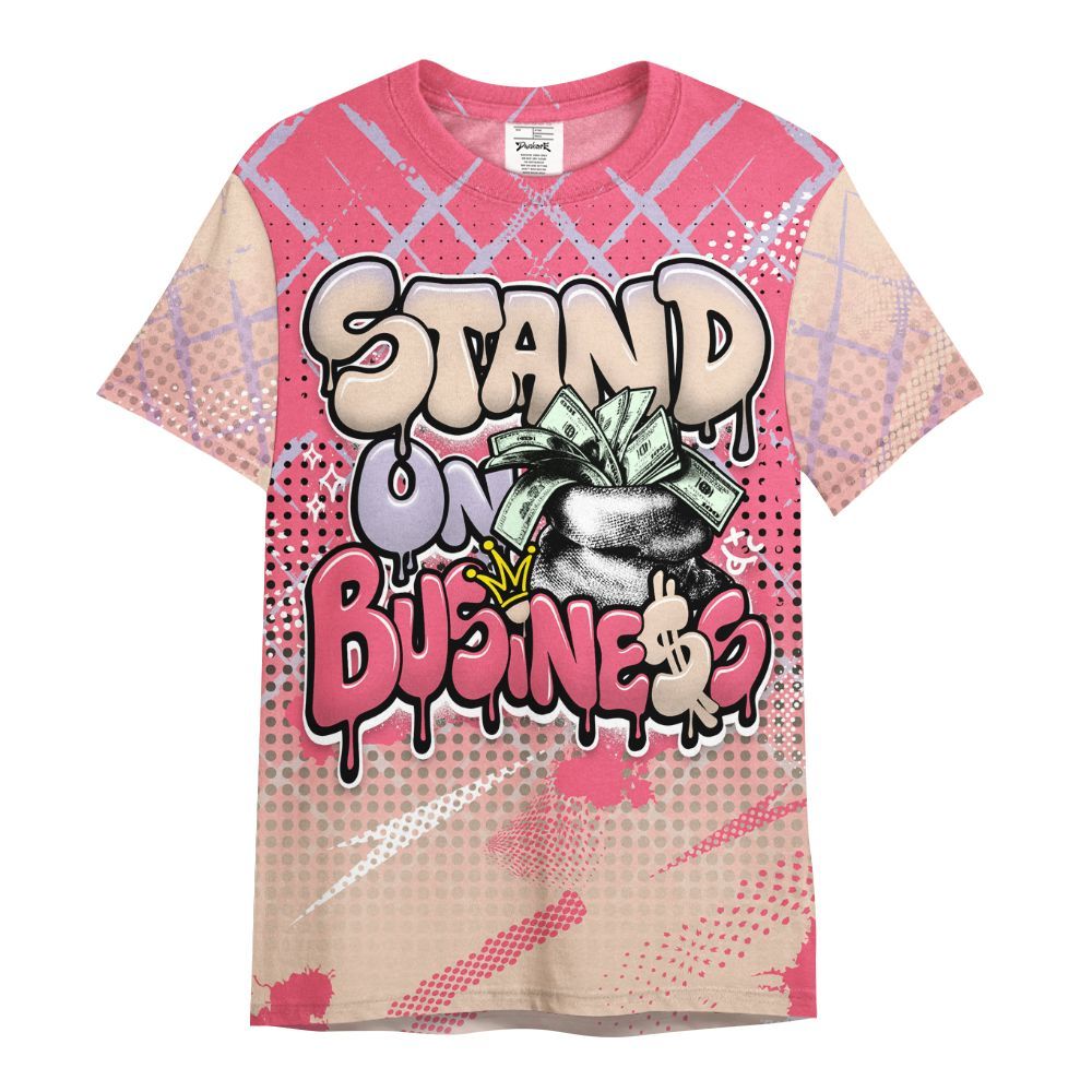 Shirt To Match Peanut Butter Jelly 5s - Halftone Stand Business Dripping All Over Print