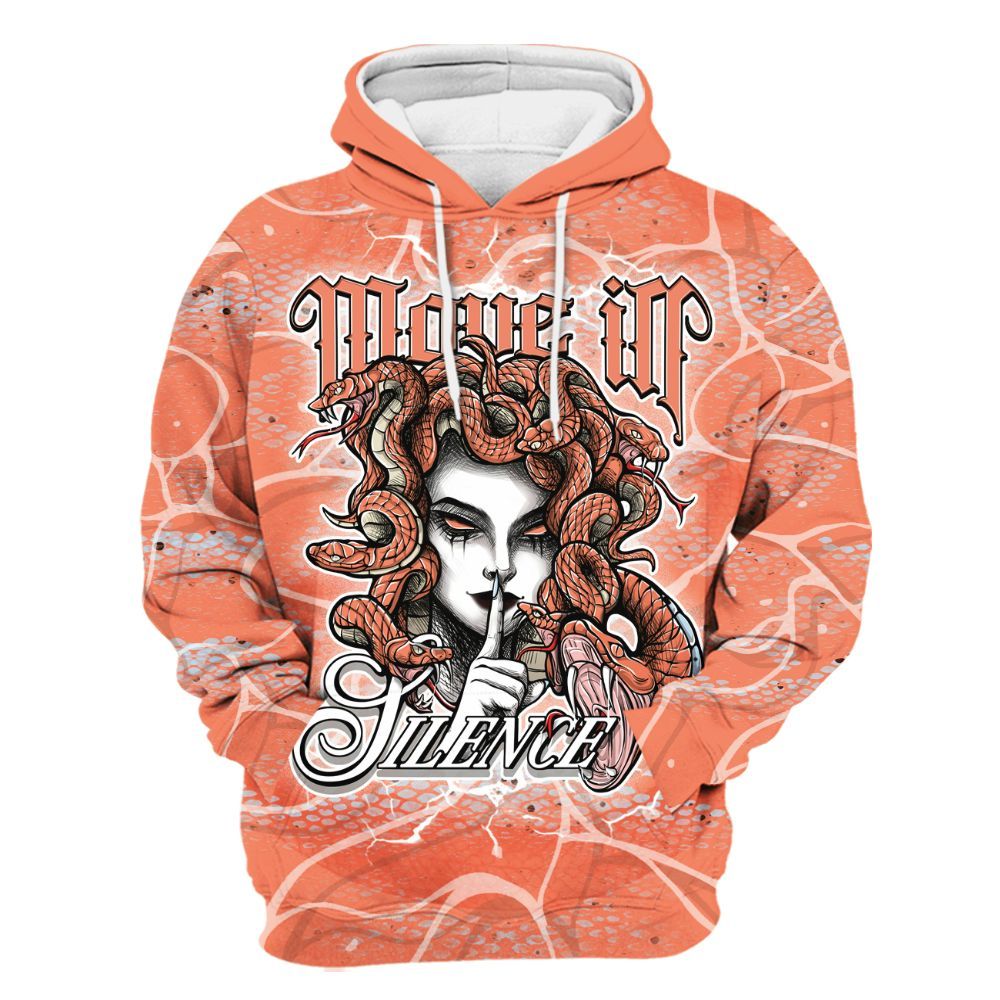 Hoodie To Match DJ Khaled Crimson Bliss 5s - Girl Move In Silence All Over Print