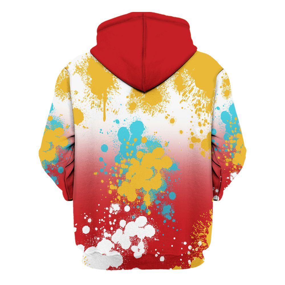 Hoodie To Match Dunk Low Fruity Pebbles - God Blessed Ink Drip All Over Print