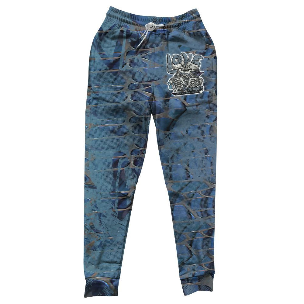 Sweatpant To Match Air Foamposite Kazuya Mishima - Skull Love All Over Print