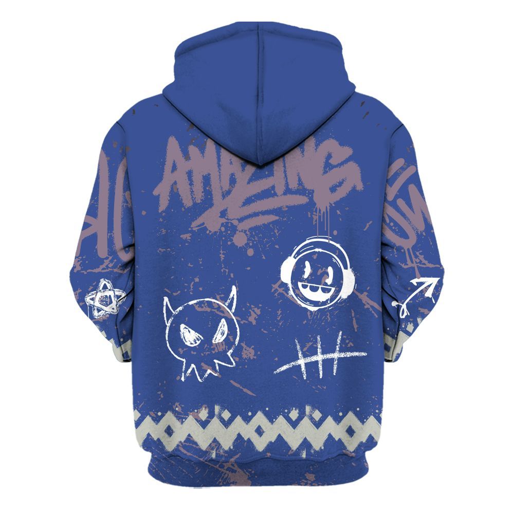 Hoodie To Match Low OG Voodoo Alternate 1s - Friday Sneaker Crayon All Over Print