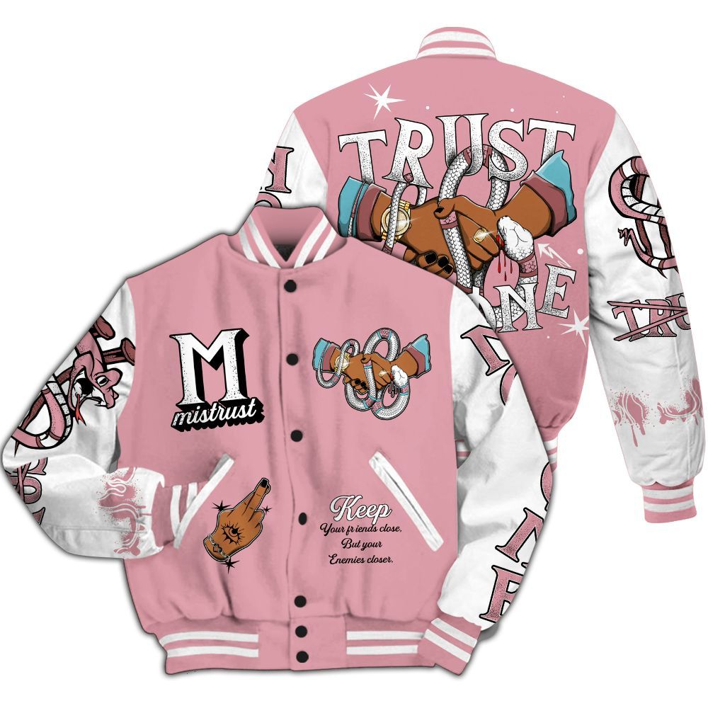 Varsity Jacket To Match Doernbecher 6s - Trust No One Snake-Bite Street Style All Over Print