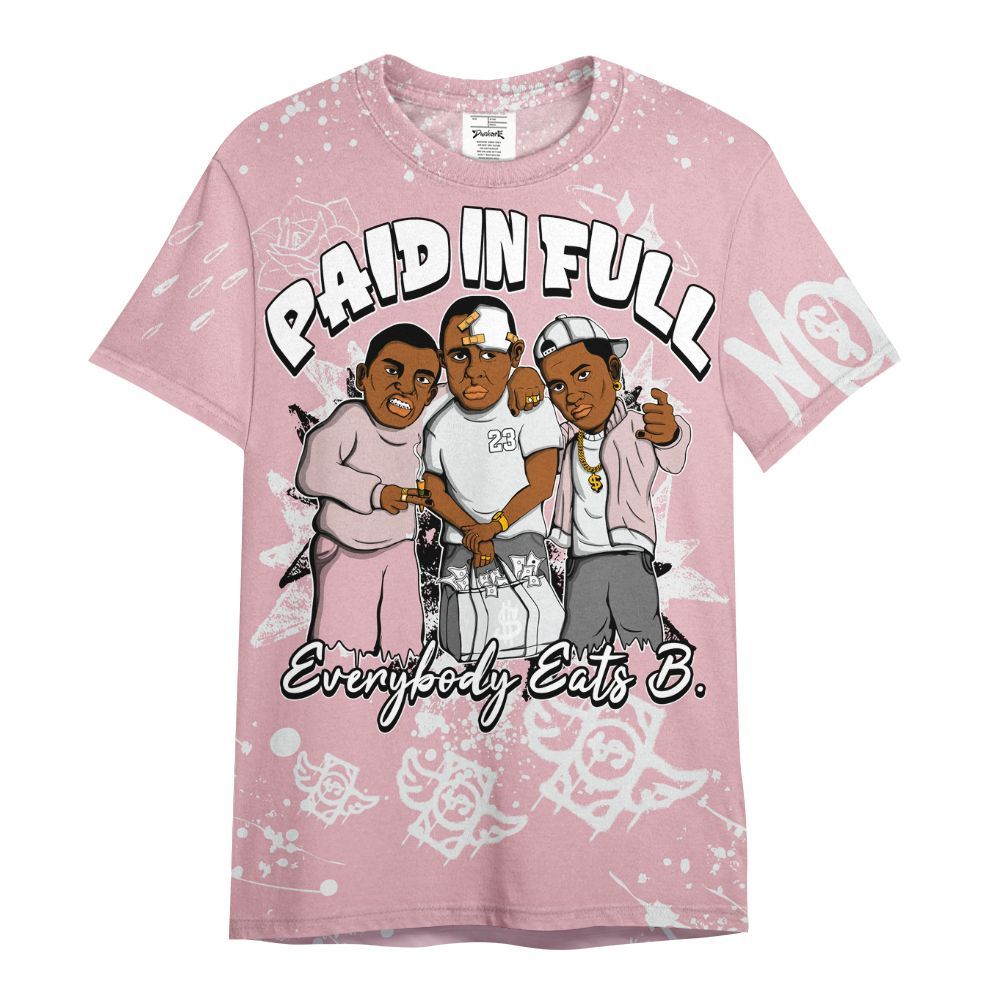 Shirt To Match Air Max DN Pink Foam - Everybody Paid In Full Crayon All Over Print