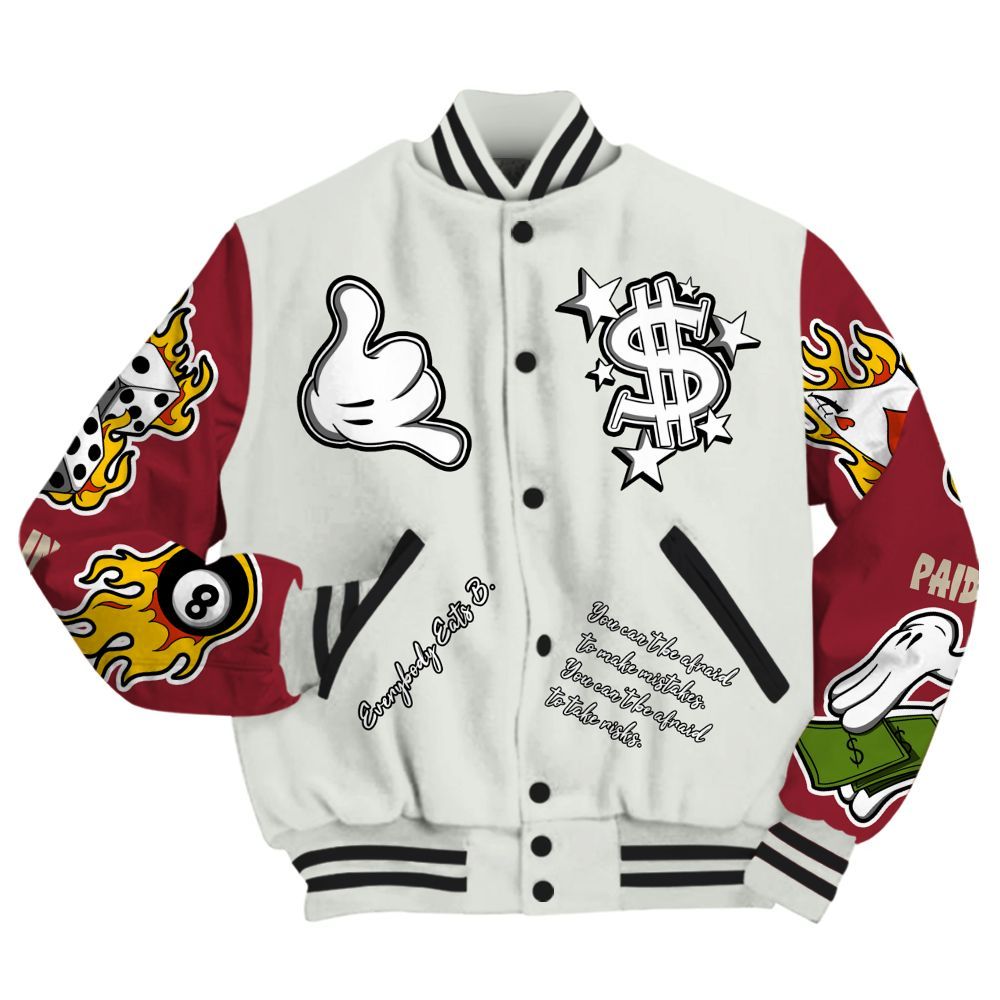 Varsity Jacket To Match Chicago 2025 40s - Everybody Paid In Full Graphic All Over Print