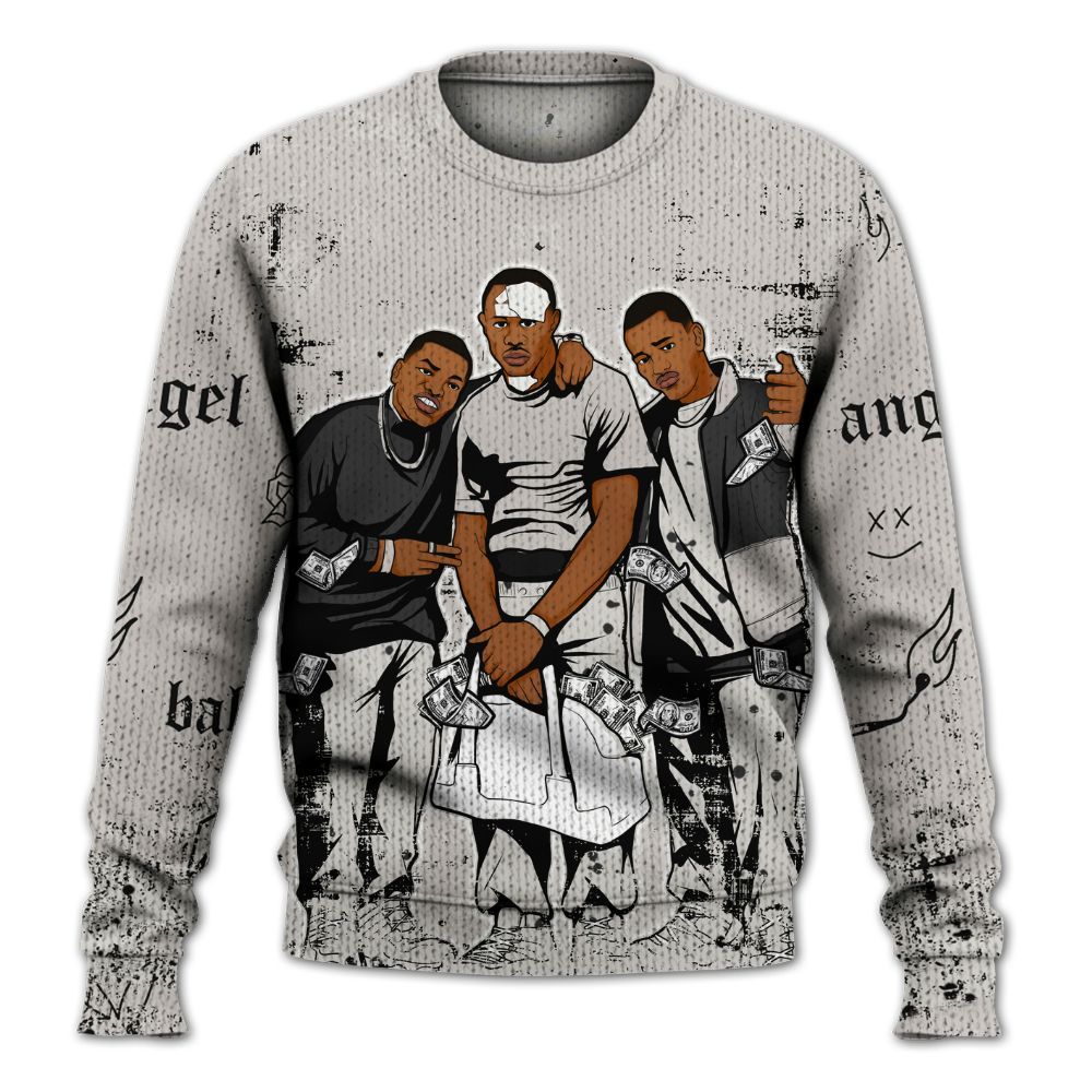 Sweater To Match The Classic 40s - Paid In Full Money Graphic