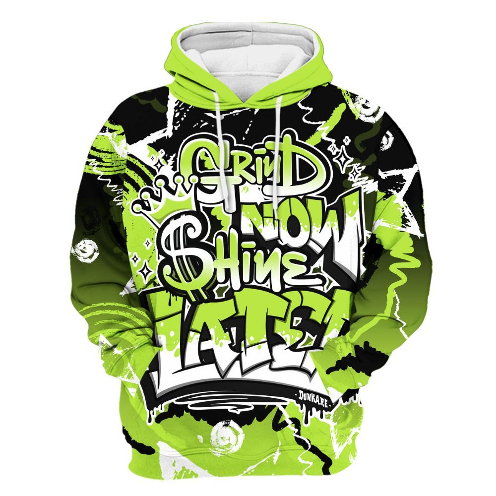 Hoodie To Match Air Force 1 Low Dance Volt - Grind Shine Later Drip All Over Print