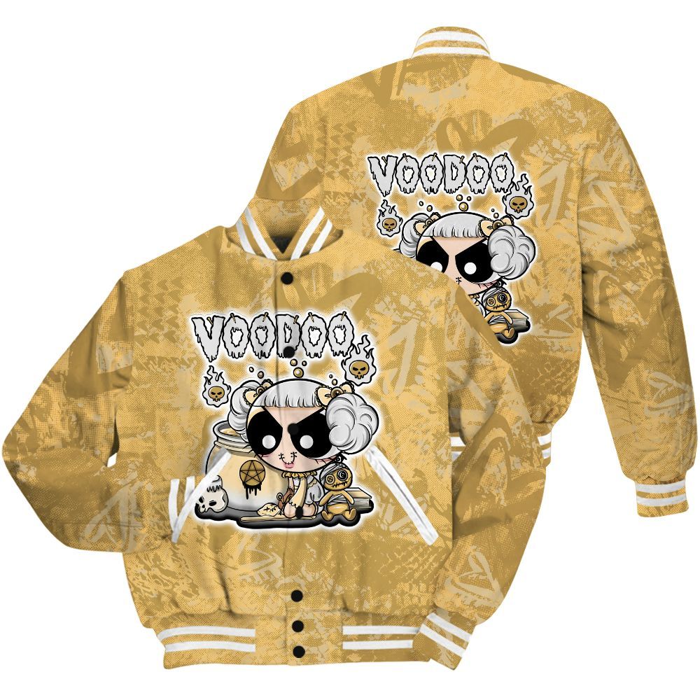Varsity Jacket To Match Craft Paris 6s Shirt - Voodooz Heart Grunge All Over Print